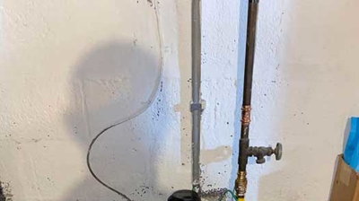 After Main Shutoff Valve Replacement Photo