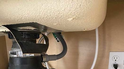 Before Garbage Disposal Replacement Photo