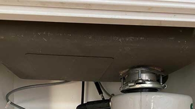 Before Kitchen Sink Installation Photo