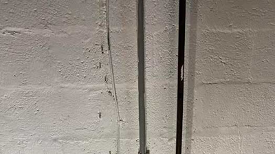 Before Main Shutoff Valve Replacement Photo